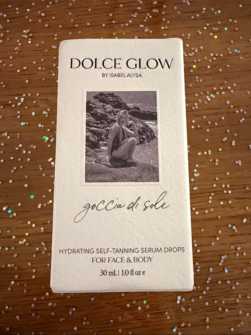 Dolce Glow Hydrating Self-Tanning Serum Drops — White